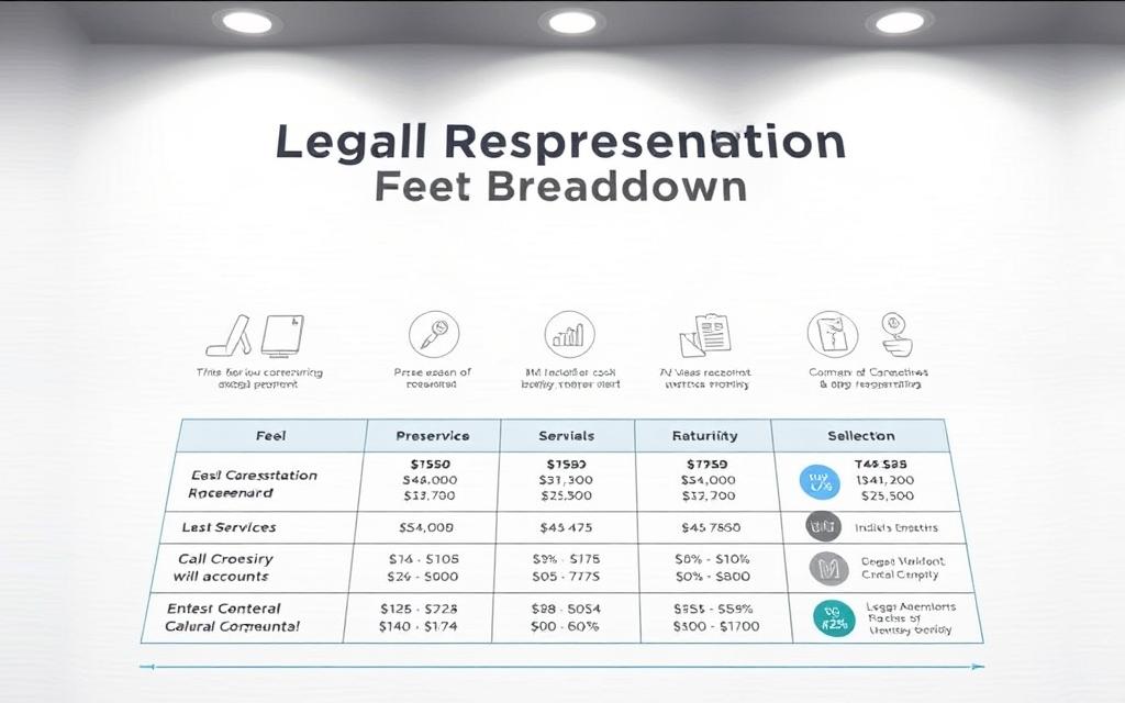 Legal Representation Cost Breakdown